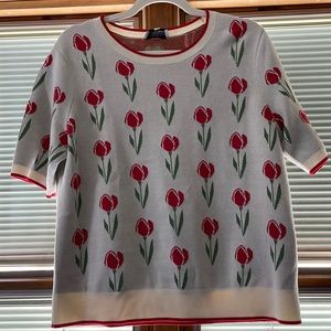 & Other Stories Short Sleeve Sweater